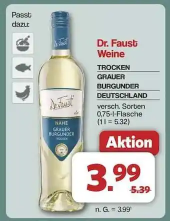 Famila Nord Ost Dr. Faust Weine Angebot