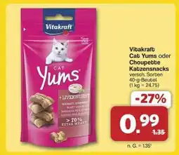 Famila Nord Ost Vitakraft Cat Yums oder Choupette Katzensnacks Angebot
