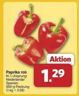 Famila Nord Ost Paprika rot Angebot