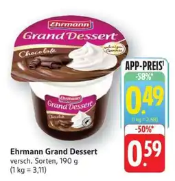 Edeka Ehrmann Grand Dessert Angebot