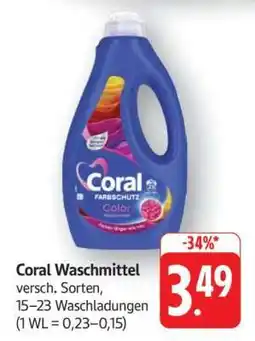 Edeka Coral Waschmittel Angebot
