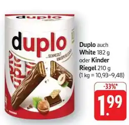 Edeka Duplo oder Kinder Riegel Angebot