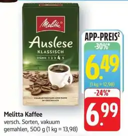 Edeka Melitta Kaffee Angebot