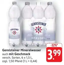 Edeka Gerolsteiner Mineralwasser Angebot