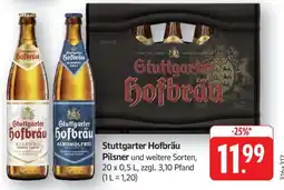 Edeka Stuttgarter Hofbräu Pilsner Angebot