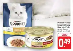 Edeka Purina Gourmet Katzennahrung Gold oder Perle Angebot