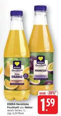 Edeka EDEKA Herzstücke Fruchtsaft oder Nektar Angebot