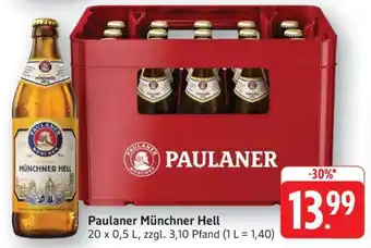 Edeka Paulaner Münchner Hell Angebot