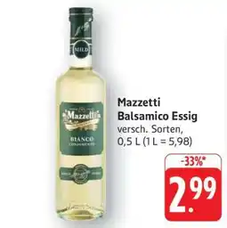 Edeka Mazzetti Balsamico Essig Angebot
