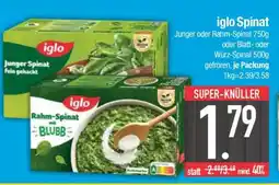 Edeka Iglo Spinat Angebot