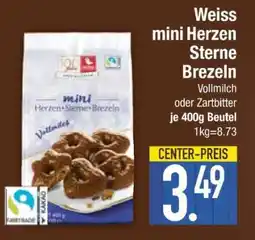 Edeka Weiss mini Herzen Sterne Brezeln Angebot