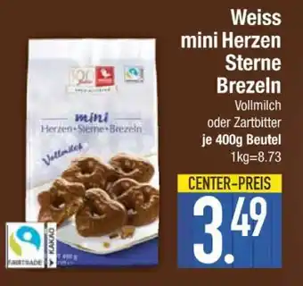 Edeka Weiss mini Herzen Sterne Brezeln Angebot