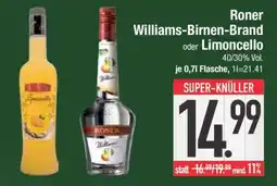 Edeka Roner Williams-Birnen-Brand oder Limoncello Angebot
