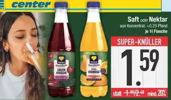 Edeka Saft oder Nektar Angebot