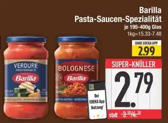Edeka Barilla Pasta-Saucen-Spezialität Angebot