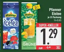 Edeka Pfanner Eistee Angebot