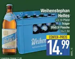 Edeka Weihenstephan Helles Angebot
