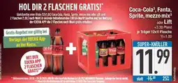 Edeka Coca-Cola, Fanta, Sprite, mezzo mix oder Lift Angebot