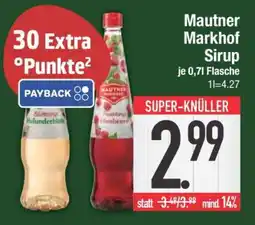 Edeka Mautner Markhof Sirup Angebot