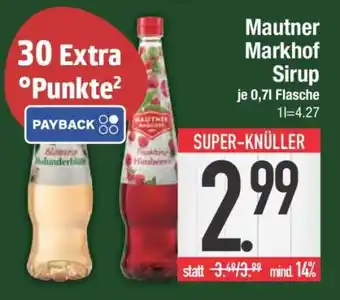 Edeka Mautner Markhof Sirup Angebot
