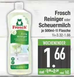 Edeka Frosch Reiniger oder Scheuermilch Angebot