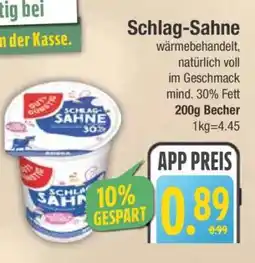 Edeka Schlag-Sahne Angebot