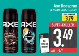 Edeka AXE Deospray Angebot