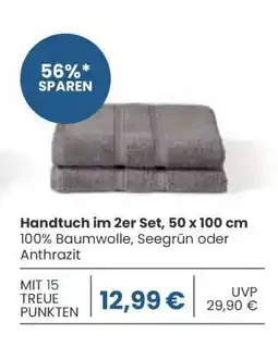 Edeka Handtuch im 2er Set, 50 x 100 cm Angebot