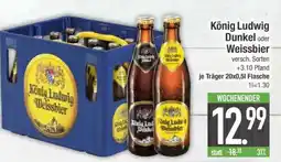Edeka König Ludwig Dunkel oder Weissbier Angebot