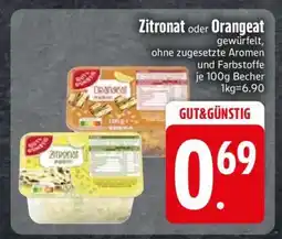 Edeka Zitronat oder Orangeat Angebot