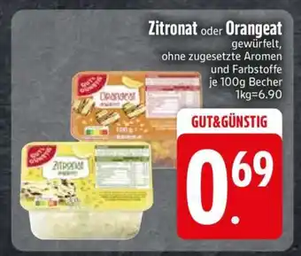 Edeka Zitronat oder Orangeat Angebot