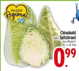Edeka Chinakohl oder Spitzkraut Angebot