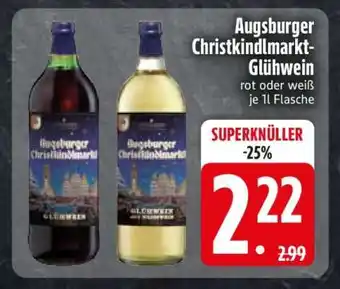 Edeka Augsburger Christkindlmarkt-Glühwein Angebot