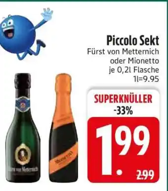 Edeka Piccolo- Sekt Angebot