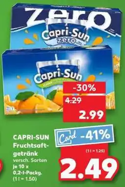 Kaufland CAPRI-SUN Fruchtsaftgetränk Versch. Sorten Angebot