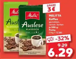 Kaufland Melitta Kaffee Angebot