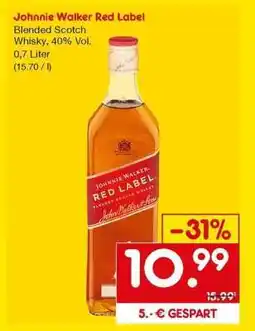 Netto Marken-Discount Johnnie Walker Red Label Angebot