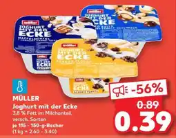 Kaufland Joghurt mit der Ecke Angebot
