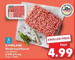 Kaufland K-PURLAND Rinderhackfleisch Angebot