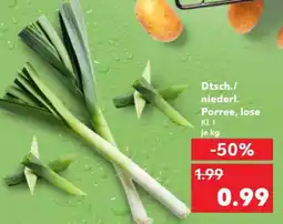 Kaufland Dtsch./niederl. Porree, lose Angebot