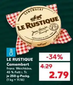 Kaufland Le Rustique Camembert Angebot