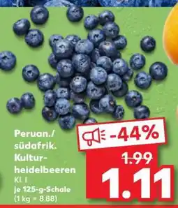 Kaufland Peruan./südafrik. Kulturheidelbeeren Angebot