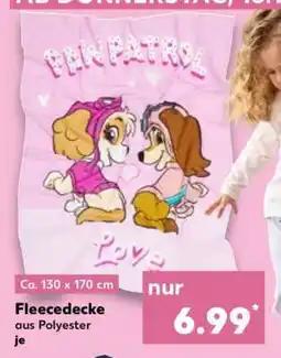 Kaufland Fleecedecke Angebot
