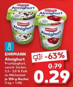 Kaufland EHRMANN Almighurt Angebot