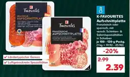 Kaufland K-FAVOURITES Aufschnittplatte Angebot