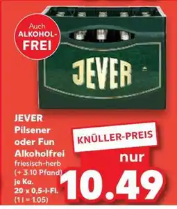 Kaufland JEVER Pilsener oder Fun Alkoholfrei Angebot