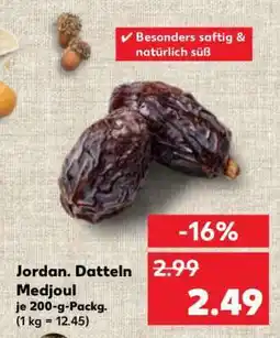 Kaufland Jordan. Datteln Medjoul Angebot