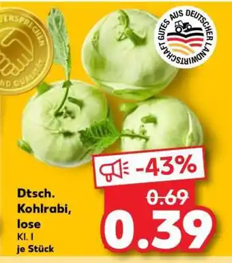 Kaufland Dtsch. Kohlrabi, lose Angebot