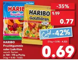 Kaufland HARIBO Fruchtgummis oder Lakritze Angebot