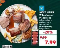 Kaufland JOSEF MAIER Wildschwein-Medaillons Angebot